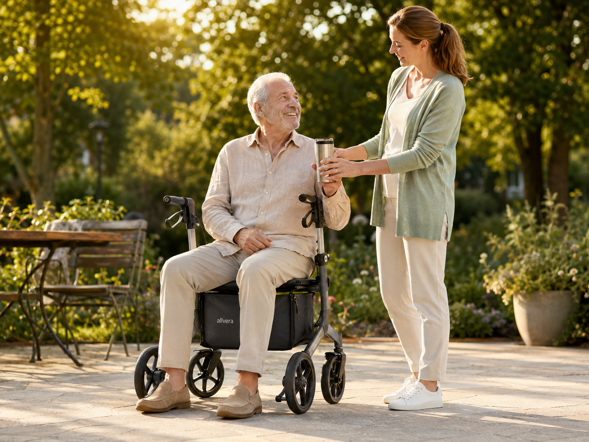 Rollator richtig nutzen: Typische Fehler vermeiden